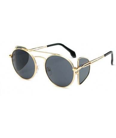 Oversized Retro Men Women Sunglasses Vintage Shades Oversized Designer Glasses Eyewear - Black - CB18D65U678 $39.34