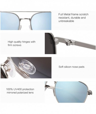 Oversized Polarized Square Sunglasses for Men and Women- Oversized Retro Eyewear Glasses UV400 VL9508 - CU18UG7YLUC $21.35