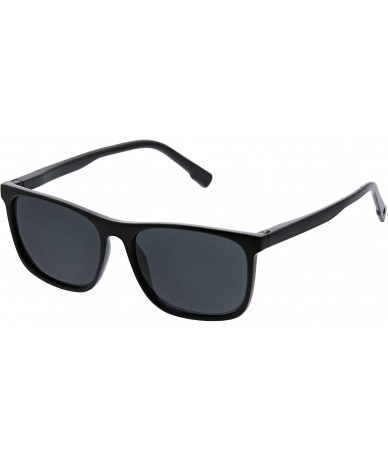 Square Highbrow Polarized Square Sunglasses- Black- 56 mm + 0 - CH18X5XYD4L $45.34