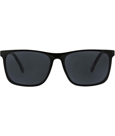 Square Highbrow Polarized Square Sunglasses- Black- 56 mm + 0 - CH18X5XYD4L $45.34