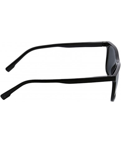 Square Highbrow Polarized Square Sunglasses- Black- 56 mm + 0 - CH18X5XYD4L $45.34