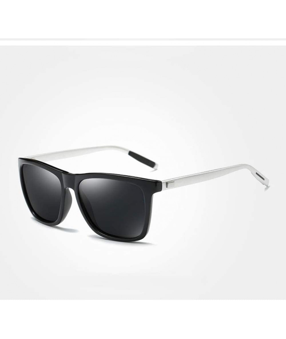 Square Polarized Sunglasses Classic Sunglass - 1 - C4190GHNEYU $83.81