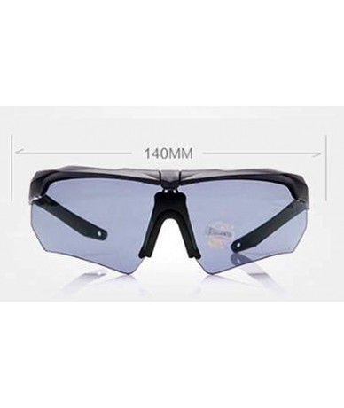 Goggle Men's polarized sports sunglasses - bulletproof glasses - tactical goggles - B - CY18S3CZ77E $78.69