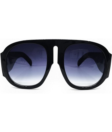 Oversized 8110 Premium Oversize XXL Fashion Retro Vintage Womens Mens Brand Designer Style Sunglasses - Black - CM18EHNO6RZ $...