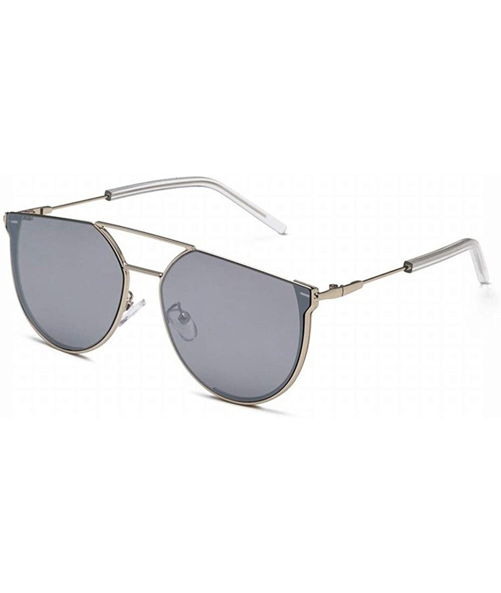 Sport Metal Sunglasses Women'S Sunglasses Retro Tea Glasses - Style 5 - CW18UGLEEWD $34.67