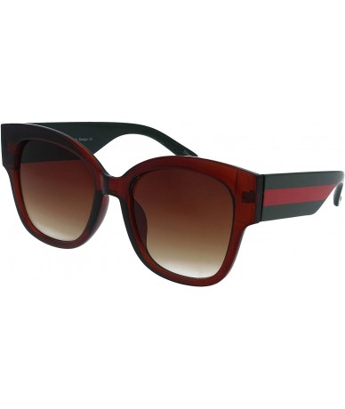 Oversized 2644 Oversize Fashion Sunglasses - UV Protection - Brown - CH18WHKR8ZR $44.97