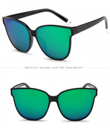 Oversized Classic Sunglasses Oversized Reflective - C - CZ199SDC89C $16.66