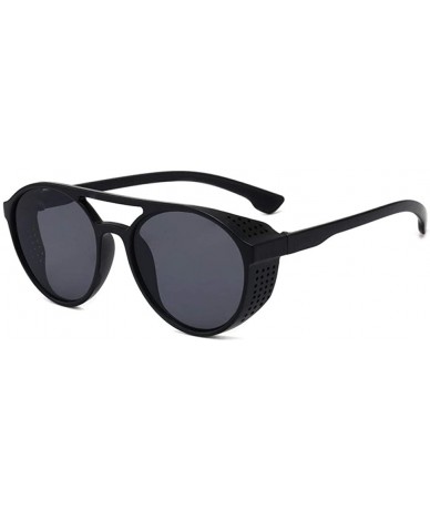 Oval Sunglasses men's retro box trend sunglasses spread the impulse eye - Shacha Tea - C2190MADAOI $57.15