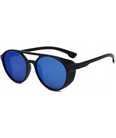 Oval Sunglasses men's retro box trend sunglasses spread the impulse eye - Shacha Tea - C2190MADAOI $57.15