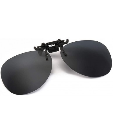 Oval 2019 Men Women Polarized Clip Sunglasses Driving Night Vision Anti UVA Clips Riding - I - C6199CNICG3 $53.73