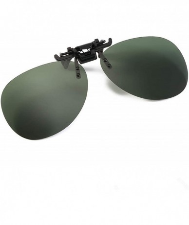 Oval 2019 Men Women Polarized Clip Sunglasses Driving Night Vision Anti UVA Clips Riding - I - C6199CNICG3 $53.73