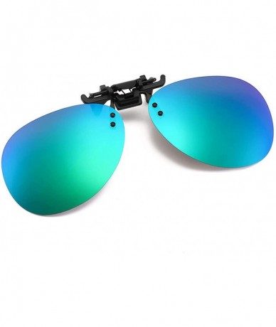 Oval 2019 Men Women Polarized Clip Sunglasses Driving Night Vision Anti UVA Clips Riding - I - C6199CNICG3 $53.73