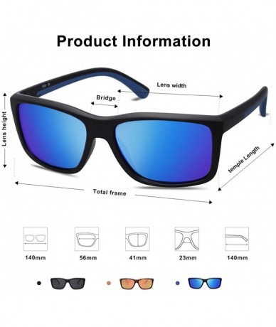 Sport TR90 Sports Sunglasses for Men and Women Polarized UV400 Protection SJ2105 - CY194YKOSCI $30.63