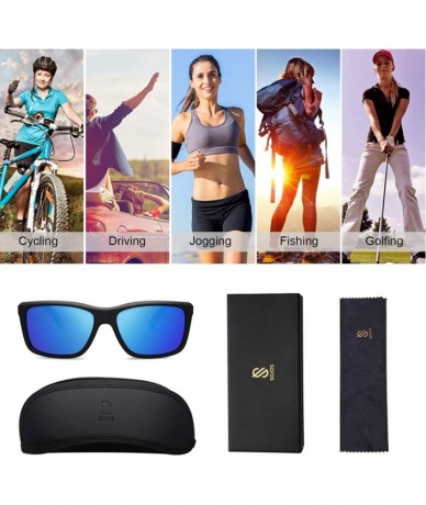 Sport TR90 Sports Sunglasses for Men and Women Polarized UV400 Protection SJ2105 - CY194YKOSCI $30.63