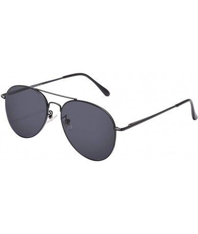 Oversized Classic Mirroed Sunglasses Protection - Classic Black - CI18XSHOY77 $25.75