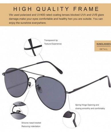 Oversized Classic Mirroed Sunglasses Protection - Classic Black - CI18XSHOY77 $25.75