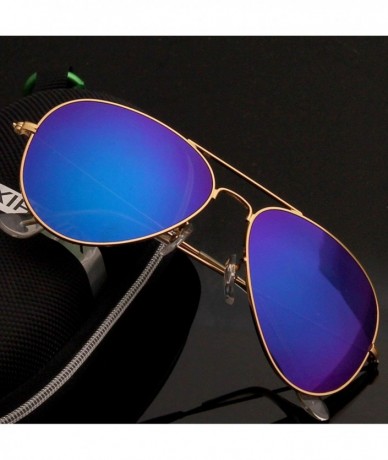 Round Design Men Aviation Sunglasses Classic Women Driving Alloy Frame Polit Mirror Sun Glasses UV400 Gafas De Sol - CT198536...