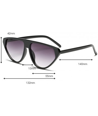 Sport Fashion Polarized Sunglasses - REYO Vintage Retro Unisex Irregular Shape Sunglasses Eyewear For Men/Women - F - CD18NW9...