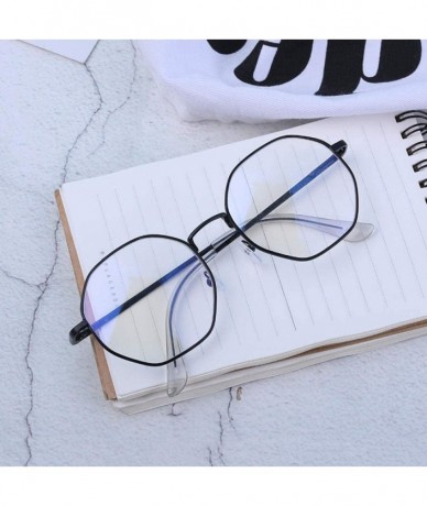 Oval glasses fashion version glasses Black Box _Empty - CZ18GYRG0CR $58.60