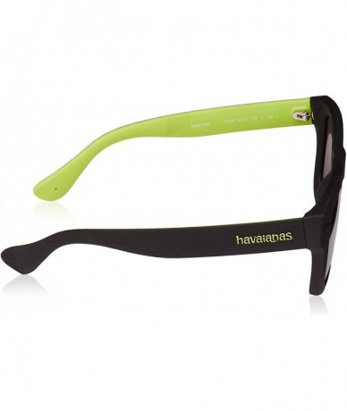 Square Paraty/M 7ZJ QU Black Green Plastic Square Sunglasses Green Mirror Lens - C018CK20LRY $36.10