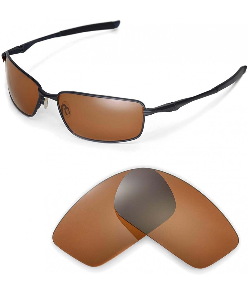 Shield Replacement Lenses Splinter - 7 Options Available - Brown - Polarized - C311J3F55MD $30.37