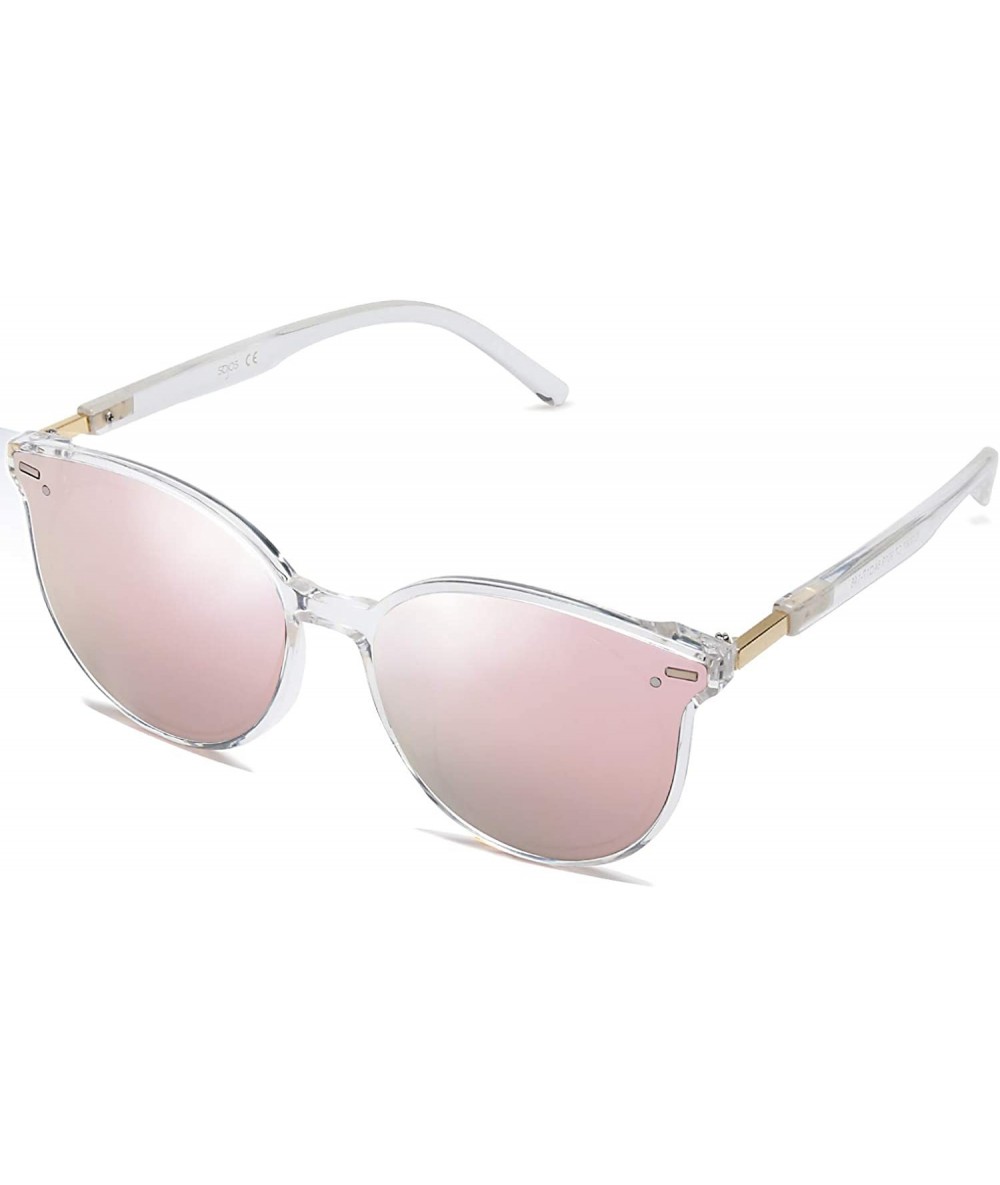 Oversized Classic Round Retro Plastic Frame Vintage Inspired Sunglasses BLOSSOM SJ2067 - CG18S4TUW8L $25.50