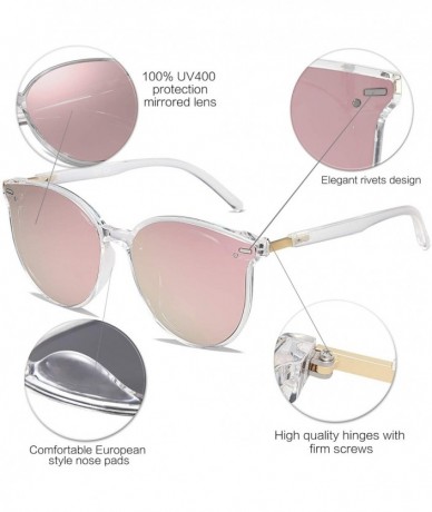 Oversized Classic Round Retro Plastic Frame Vintage Inspired Sunglasses BLOSSOM SJ2067 - CG18S4TUW8L $25.50