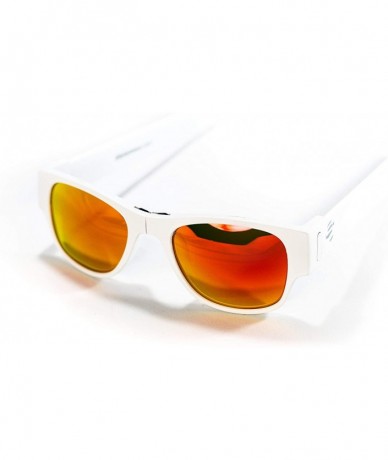 Sport Polarized Slap sunglasses fashion Beach Sports Outdoor sport travel for mens womens and kids - White/Red - C618UMEK869 ...