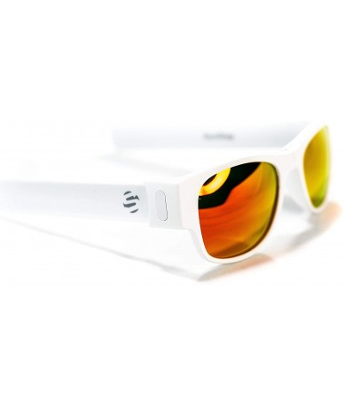 Sport Polarized Slap sunglasses fashion Beach Sports Outdoor sport travel for mens womens and kids - White/Red - C618UMEK869 ...