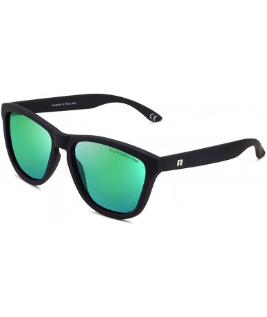 Wayfarer Model - Men & Women Sunglasses - Model Matt Black - Nylon Hd Green Mirror / Before $59.95 - Now 20% Off - CF18QYAZ89...