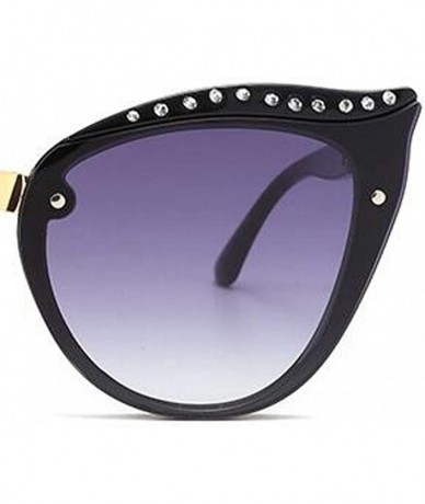 Aviator Fashion elegant sunglasses- diamond sunglasses- cat eyes fashion sunglasses - F - C618RNU4HDI $78.78