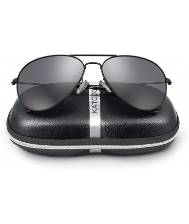 Aviator LIGHTWEIGHT Polarized Aviator Sunglasses for men and women WITH CASE 100% UV Protection 58MM - CZ18X68UD9A $24.24