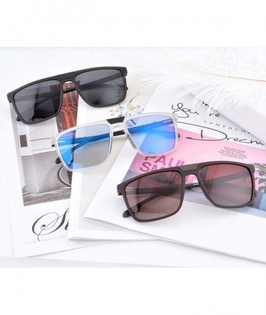 Rectangular Polarized Sunglasses Fidhing Driving Glasses for Men Anti-glare TR90 Frame-SSH2003 - CZ1939Q372M $33.98