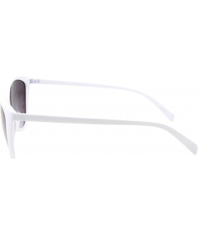 Cat Eye Cat Eye Sunglasses Thin Frame Vintage Retro for Women - White - C318G2DN37D $19.69