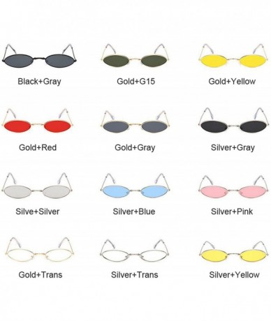 Round Retro Small Round Sunglasses Women Er Black Sun Glasses Ladies Alloy Quality Female Oculus De Sol - Goldred - CS199COK2...