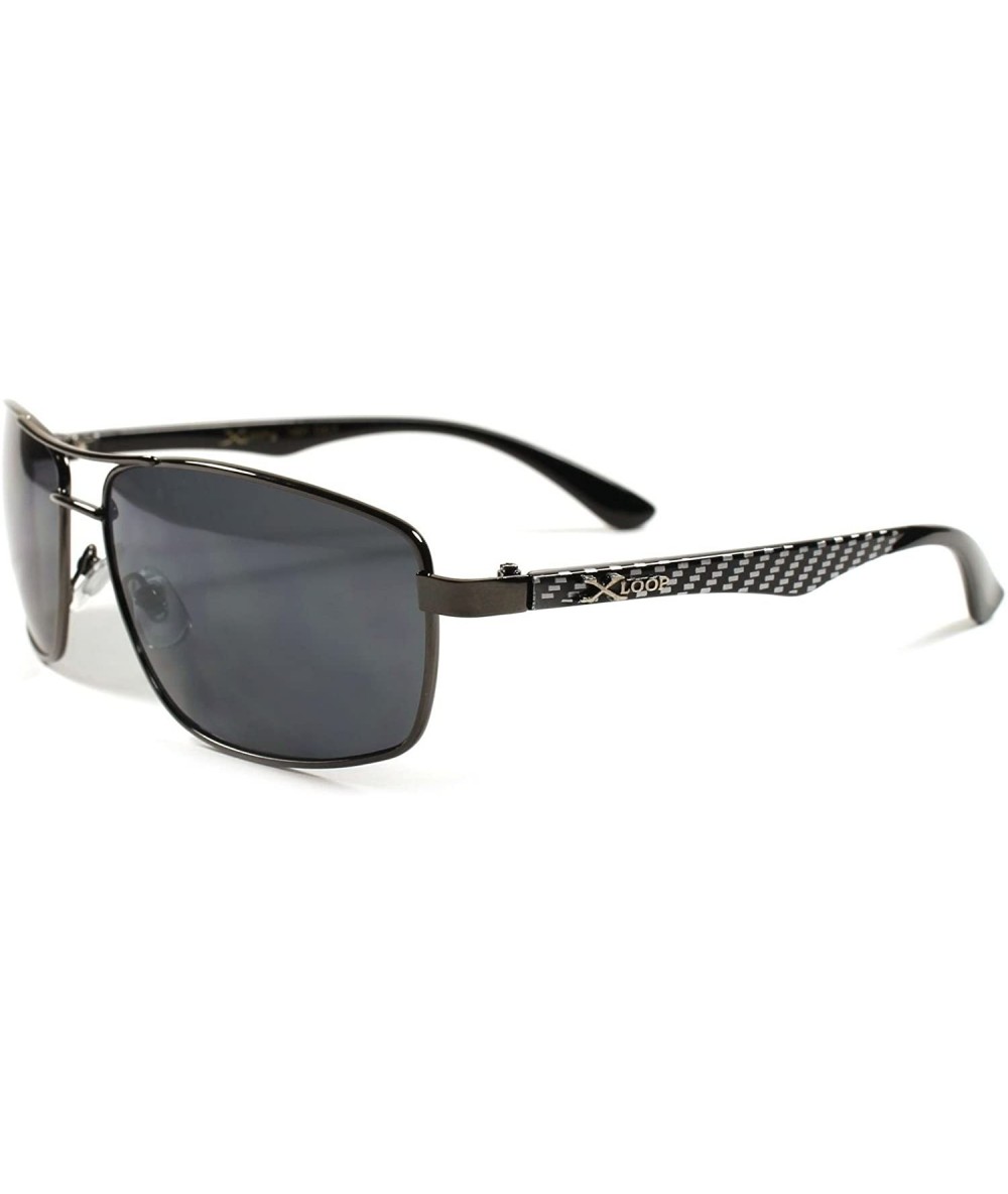 Rectangular Designer Stylish Modern Sporty Mens Womens Rectangle Sunglasses - CY18O7OWTCK $24.17