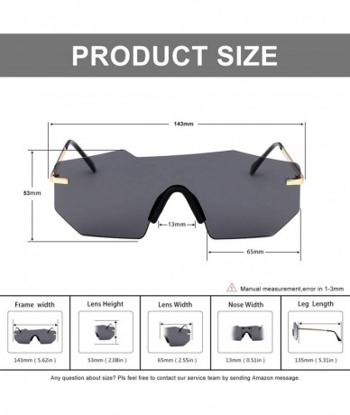 Sport Polarized Sunglasses for Men and Women- One-Piece Mirrored Lens UV400 - Gray - CQ193A4IYC6 $24.24