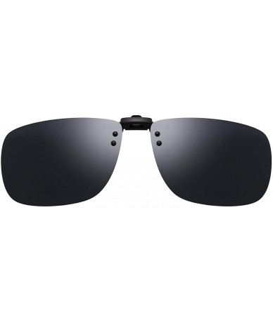 Aviator Sunglasses Polarized Frameless Rectangle Prescription - Grey - C418U7MHXHG $21.22