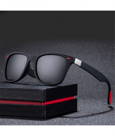 Rimless Polarized Sunglasses Men Women Driving Square Frame Sun Glasses Male Goggle - C4 - CI194OUDAIE $33.51