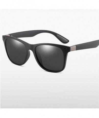 Rimless Polarized Sunglasses Men Women Driving Square Frame Sun Glasses Male Goggle - C4 - CI194OUDAIE $33.51