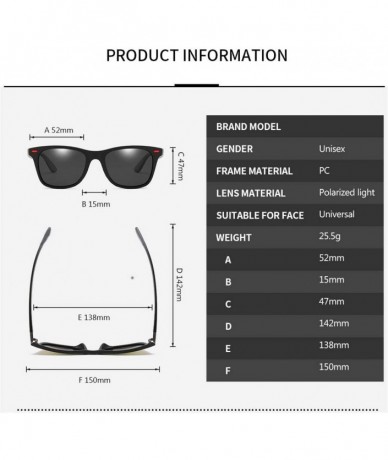 Rimless Polarized Sunglasses Men Women Driving Square Frame Sun Glasses Male Goggle - C4 - CI194OUDAIE $33.51