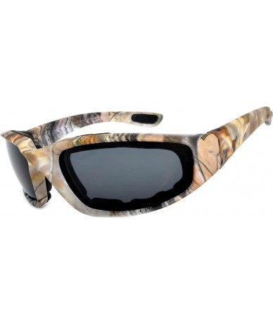 Sport 12 Motorcycle CAMO Padded Foam Sport Glasses Polarized Smoke Lens Sunglasses - 12-moto-polarized-camo2 - CB18DR8RL5I $9...