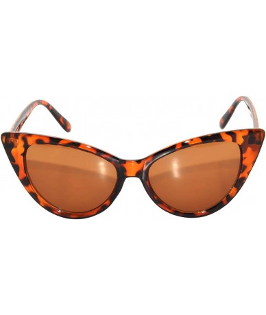 Oval 20 Pirs Wholesale Lot Cat Eye Sunglasses Colored Plastic Frame Colored Lens - 20_pairs_leopard - C518CGLCDWT $58.66