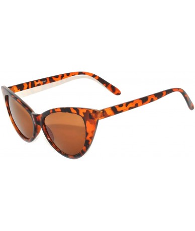 Oval 20 Pirs Wholesale Lot Cat Eye Sunglasses Colored Plastic Frame Colored Lens - 20_pairs_leopard - C518CGLCDWT $58.66