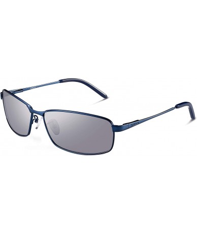 Rectangular KL6029C3 Men Ultra Lightweight Rectangle Sunglasses Polarized UV400 Protection Fashion Eyewear - CA196Y5T3XG $21.59