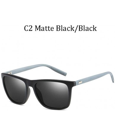 Aviator Classic Luxury Brand Classic Fashion Men Polarized Sunglasses Driving 66197 C5 - 66197 C2 - C818YZWGGO6 $16.97