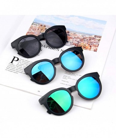 Square 2018 Fashion Brand Kids Sunglasses Black Retro Children's UV Protection Baby Sun Glasses Girls Boys - D050-1 - CO19853...