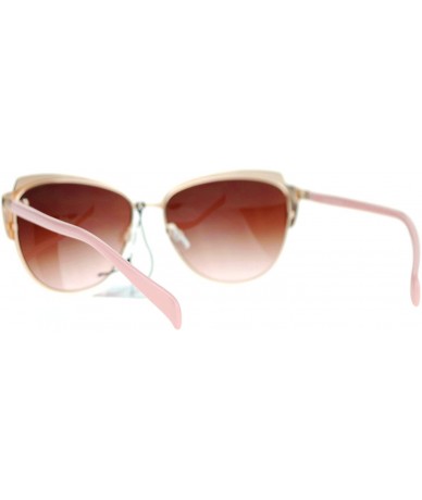 Butterfly Cateye Butterfly Sunglasses Womens Designer Fashion Eyewear UV 400 - Pink - C11892H7O6C $20.04