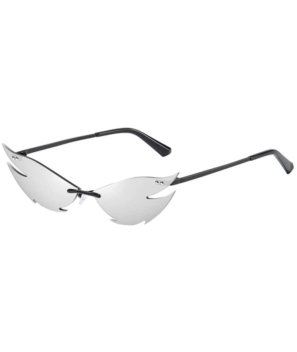 Rimless Rimless Sunglasses Steampunk Protection - CJ190N4D432 $23.21