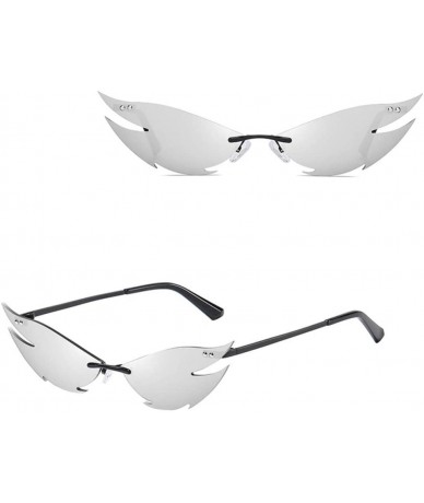 Rimless Rimless Sunglasses Steampunk Protection - CJ190N4D432 $23.21